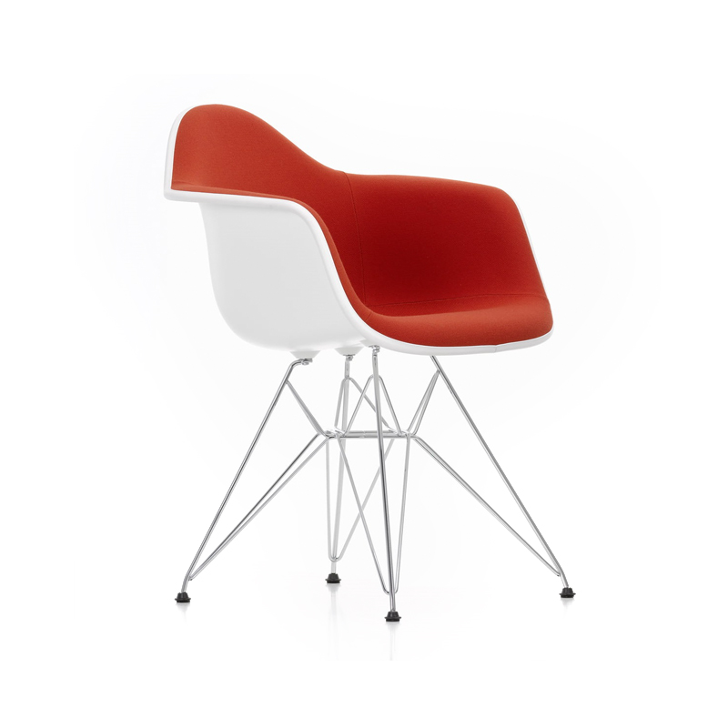 Eames Plastic Armchair DAR Full Upholstery