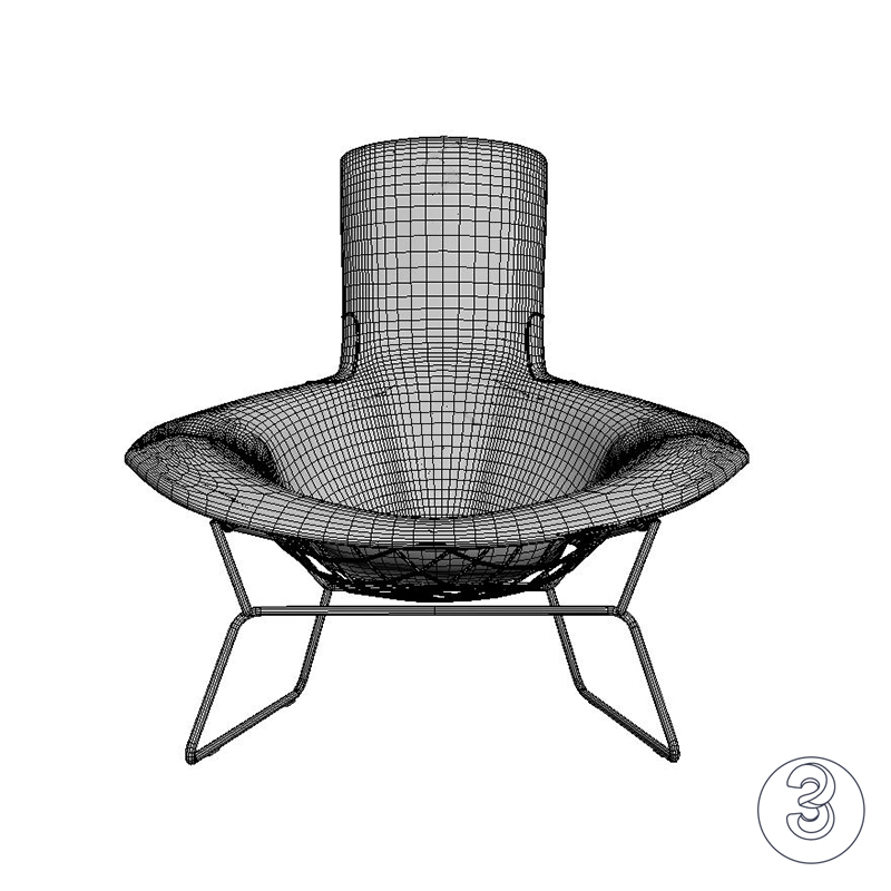Harry bertoia online bird chair